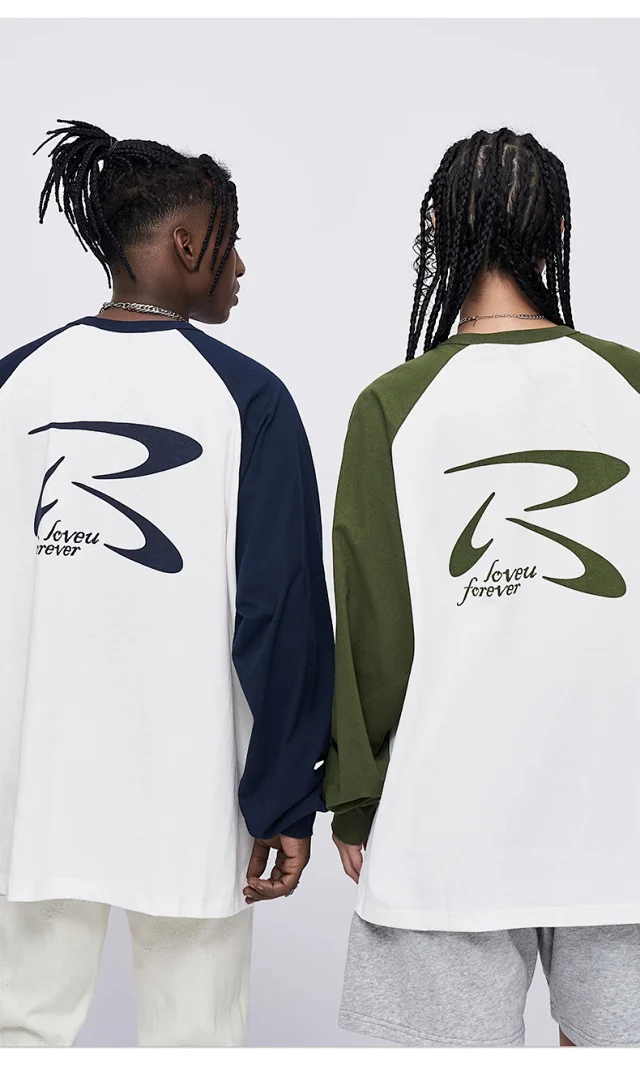 RFSD Men's Vintage Raglan Sleeve T-shirt Detail