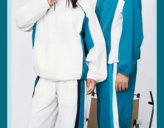 RFSD Men's | New Stand Collar Loose Suit American Color Blocking Streetwear Jacket Unisex Detail