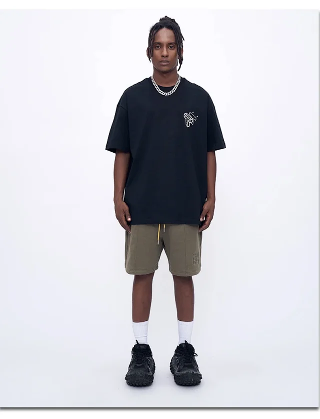 RFSD Men's 2025 SS Streetwear Loose Printed Tee Detail