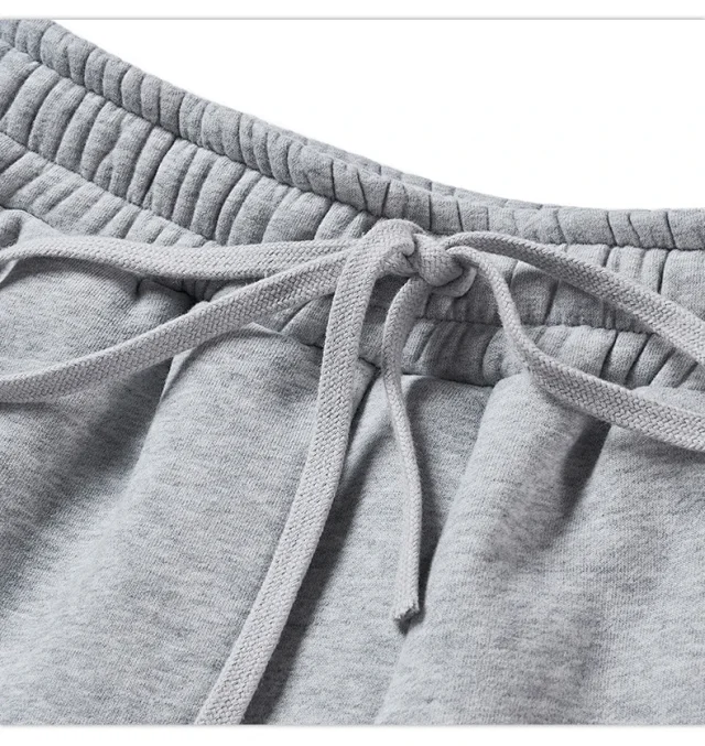 RFSD Men's 2025 FW Solid Casual Fleece Sweatpants Hip-hop Set Detail