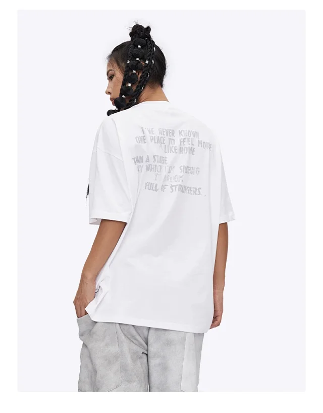 RFSD Men's | American Letter Print T-shirt Detail