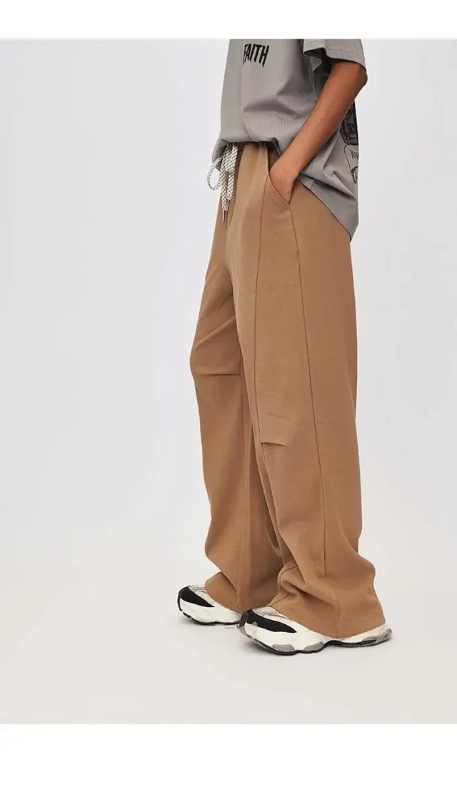 RFSD Men's Fashion Straight Sweatpants 2025 Summer Detail