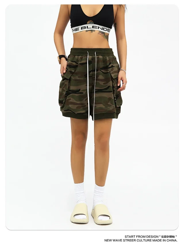 RFSD Men's Summer New American Hip - Hop Camo Shorts Detail