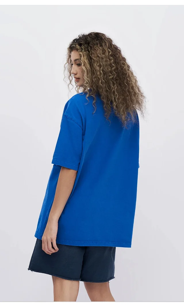 RFSD Men's | Balenciaga Dupe 285G Washed Wax-Dyed Tee Detail
