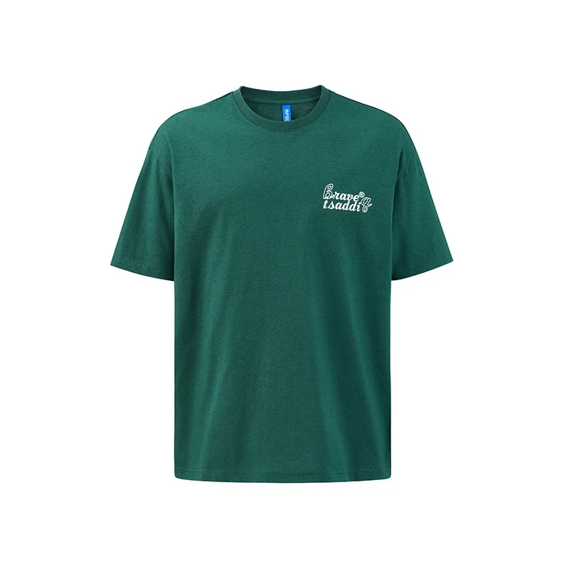 RFSD Men's T-shirt: 2025 Summer New American Letter Print Heavyweight Short-sleeve