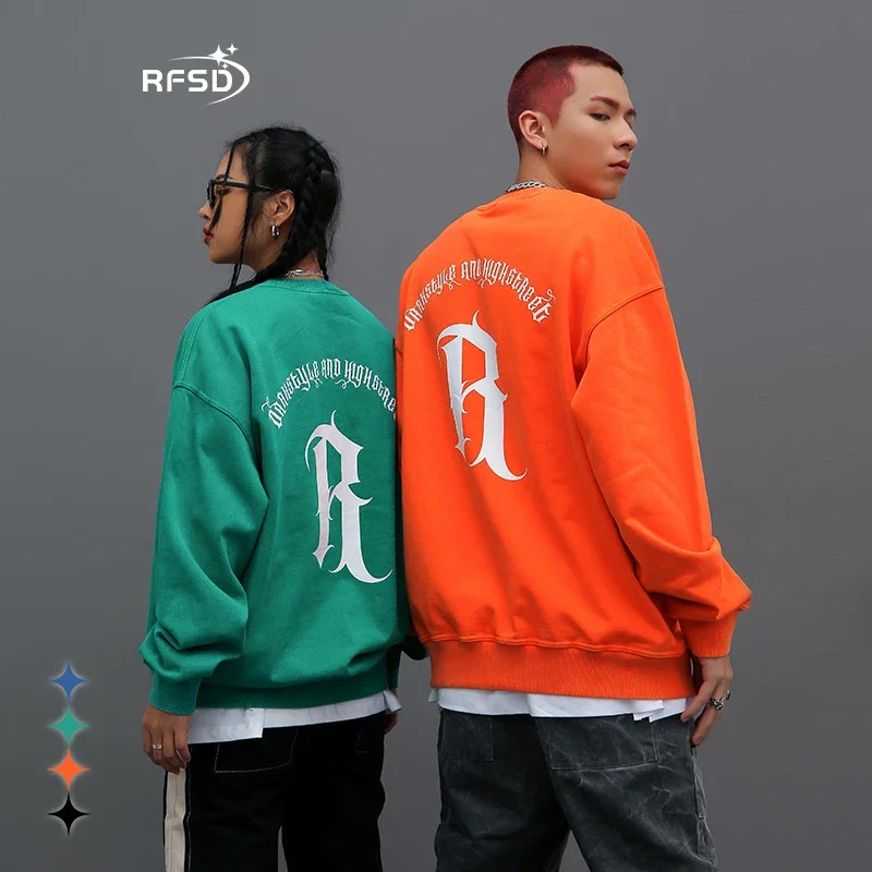 RFSD Men's | 2025 Autumn-Winter New Trendy R-Printed Sweatshirt