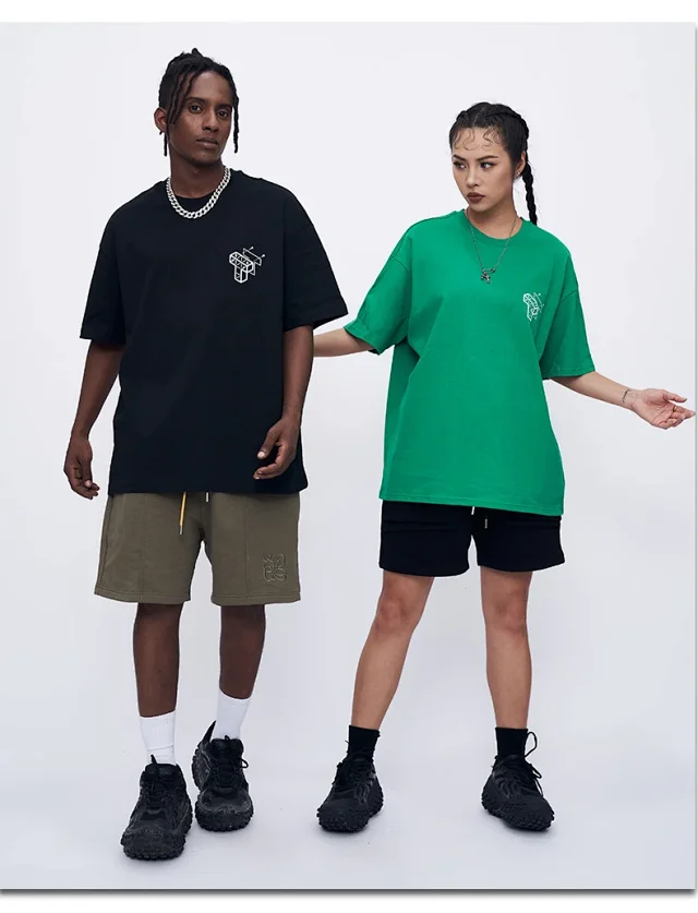 RFSD Men's 2025 SS Streetwear Loose Printed Tee Detail
