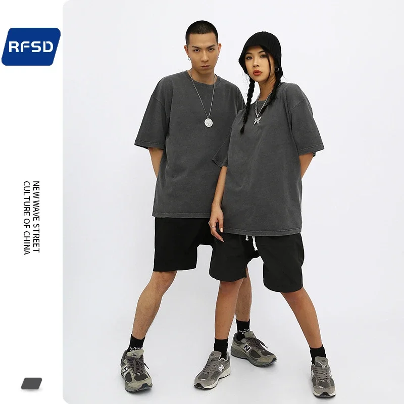 RFSD Men's | 2025 Summer New Street Pure Heavy Washed T-shirt