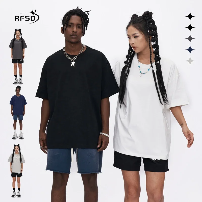 RFSD Men's 2025 Summer Trendy Loose 240G Balenciaga Cool T-shirt