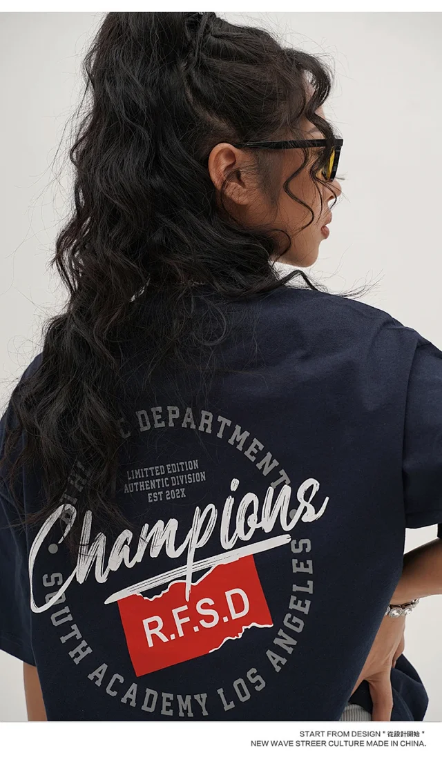 RFSD Men's Streetwear T-Shirt (2025 Spring/Summer) Detail