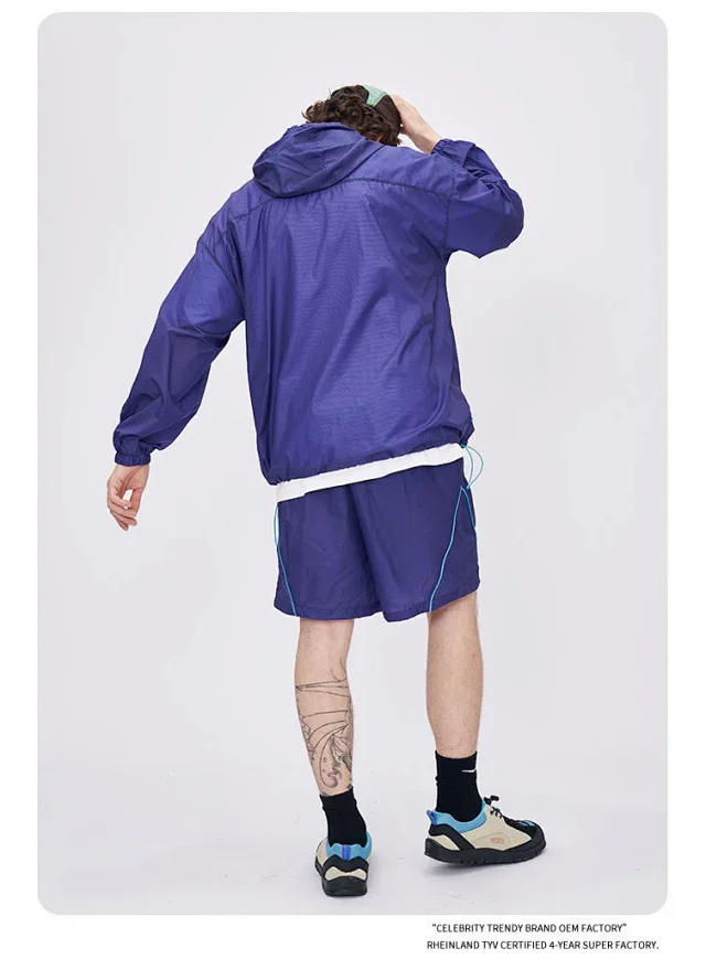 2025 Summer New Unisex Slim Sunscreen Suit Detail