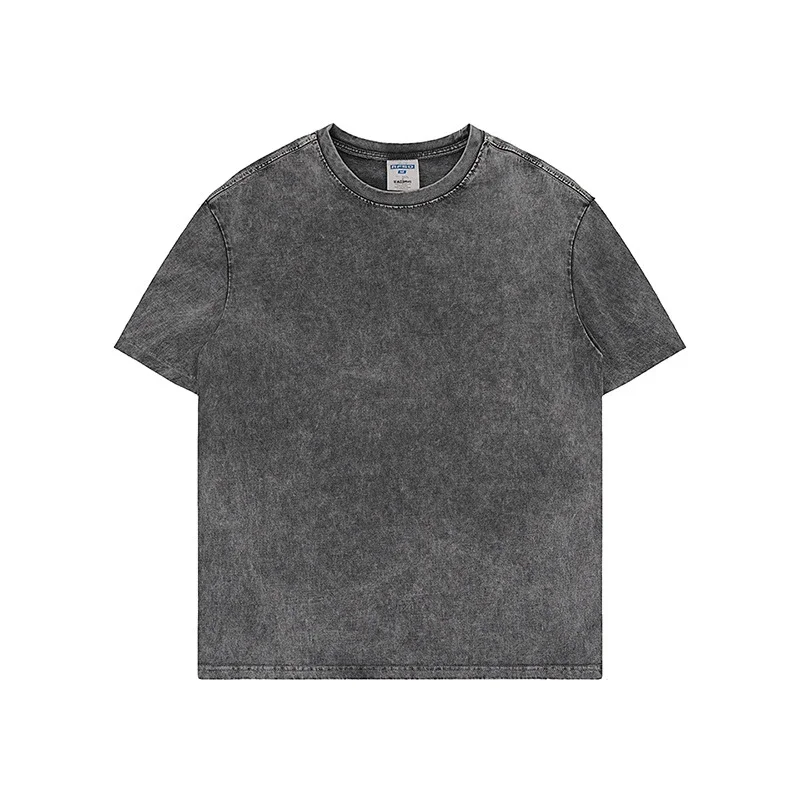 RFSD Men's | Balenciaga Dupe 285G Heavy-Duty Wax-Dyed Crewneck Short-Sleeve T-Shirt
