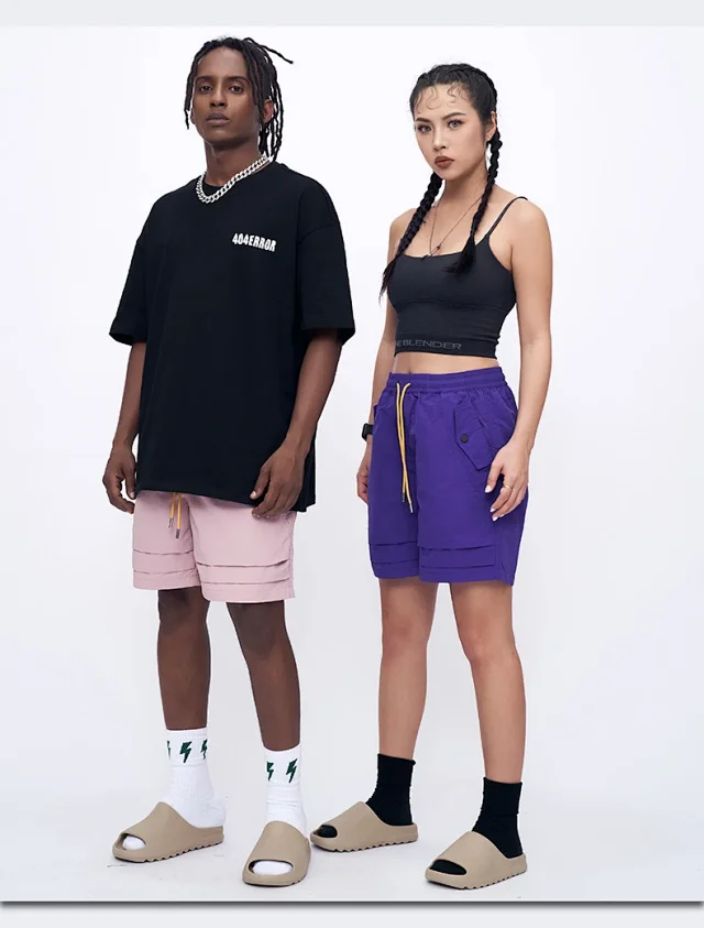 RFSD Men's | 2025 Spring-Summer Pleated Pocket Cargo Shorts Detail