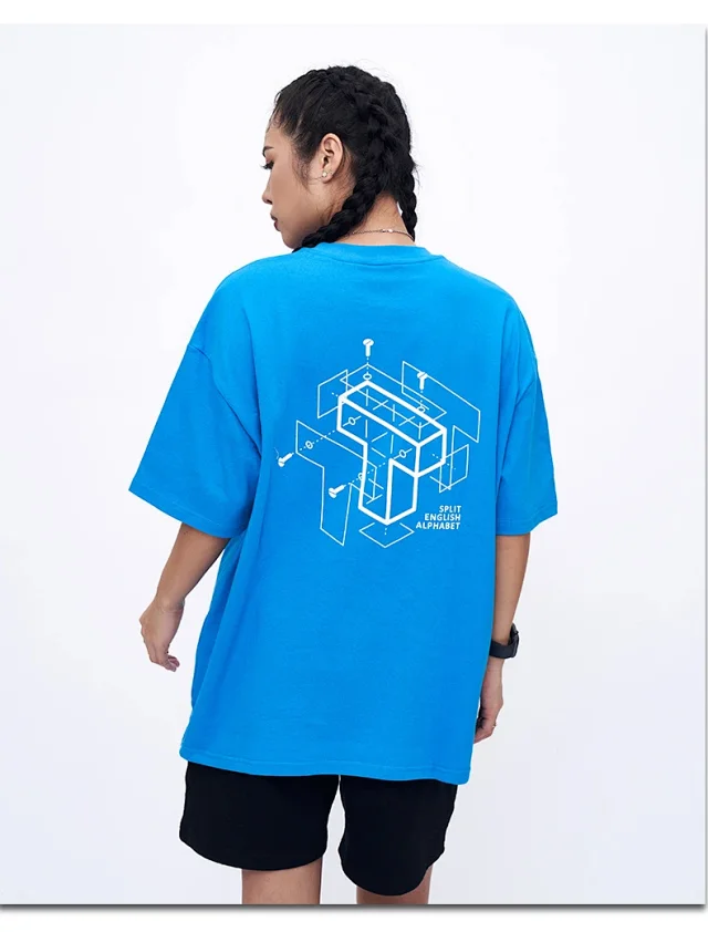 RFSD Men's 2025 SS Streetwear Loose Printed Tee Detail