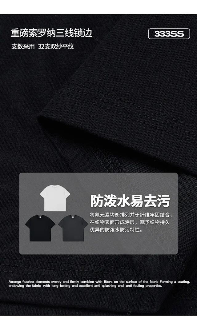 RFSD Men's 2025 Summer Breathable Cotton Tee Detail