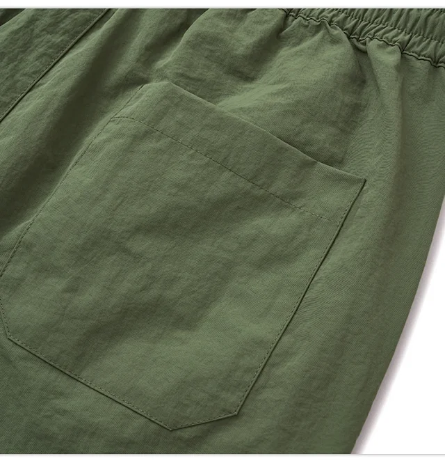 RFSD Men's | 2025 Spring-Summer Pleated Pocket Cargo Shorts Detail