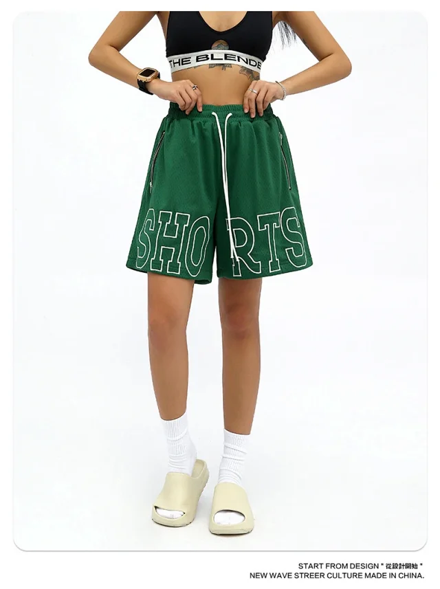 RFSD Men's | 2025 Summer New American Hip - Hop Drawstring Basketball Shorts Detail