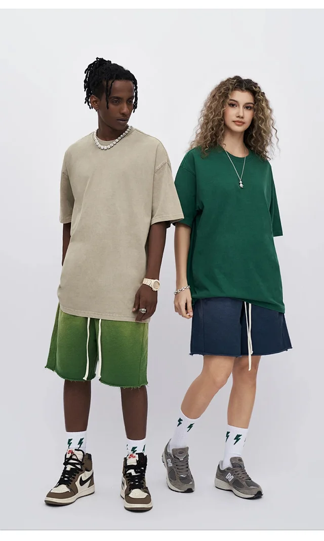 RFSD Men's | Balenciaga Dupe 285G Washed Wax-Dyed Tee Detail
