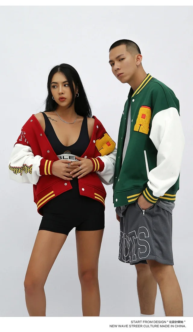 RFSD Men's 2025 FW Fleece Baseball Jacket Detail