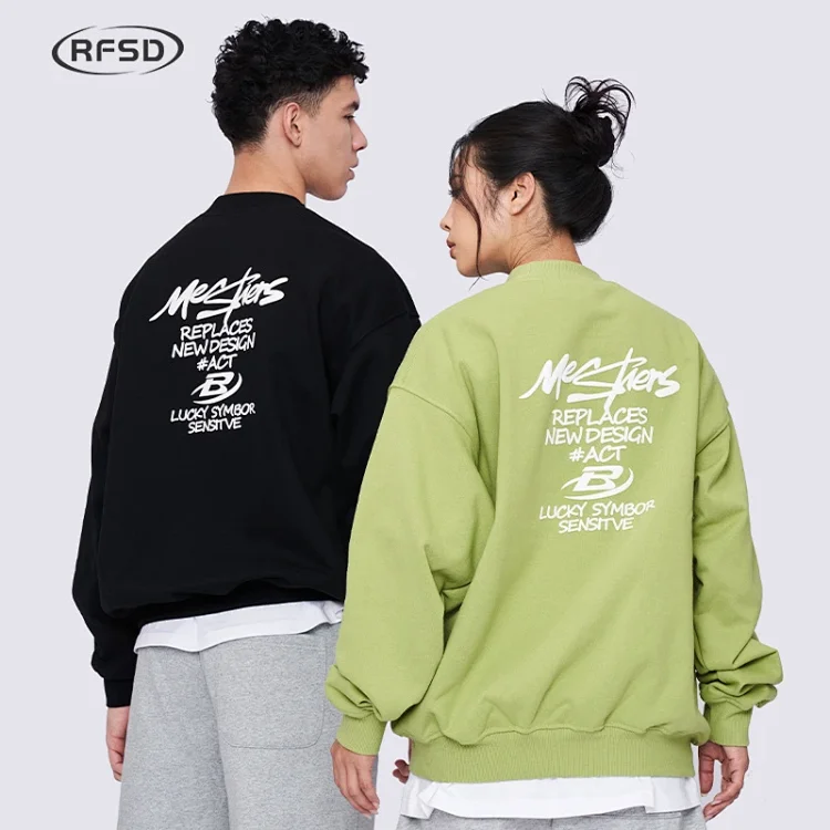 RFSD Men's 2025 FW Oversized Streetwear Crewneck Sweatshirt