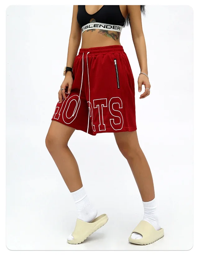 RFSD Men's | 2025 Summer New American Hip - Hop Drawstring Basketball Shorts Detail