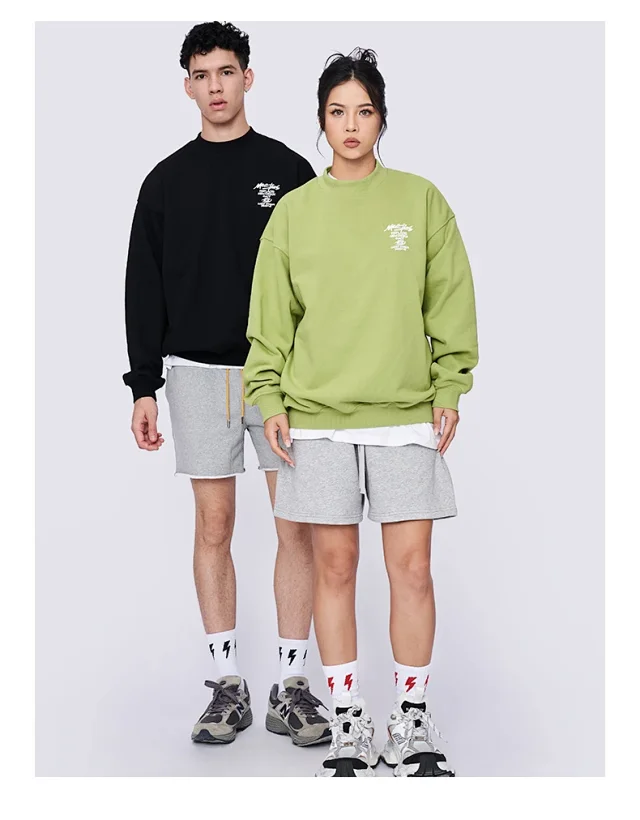 RFSD Men's 2025 FW Oversized Streetwear Crewneck Sweatshirt Detail