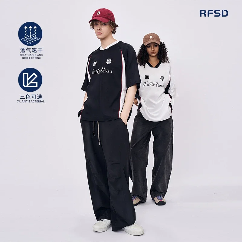 RFSD Men's Retro Sport T-shirt (2025 Spring/Summer, 5-in-1 Tech JerseyFit, Jersey Style, Short Sleeve)
