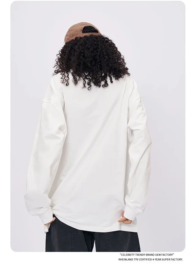 RFSD Men's 260g Heavyweight Long-Sleeve T-shirt Detail