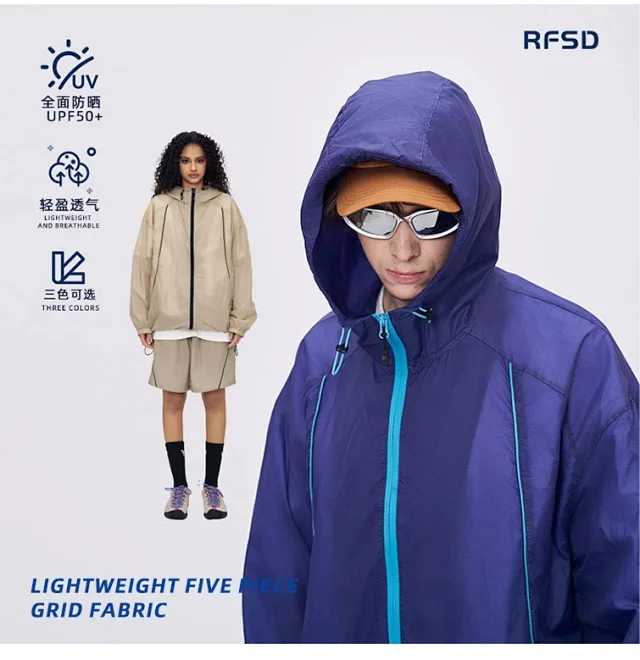2025 Summer New Unisex Slim Sunscreen Suit Detail