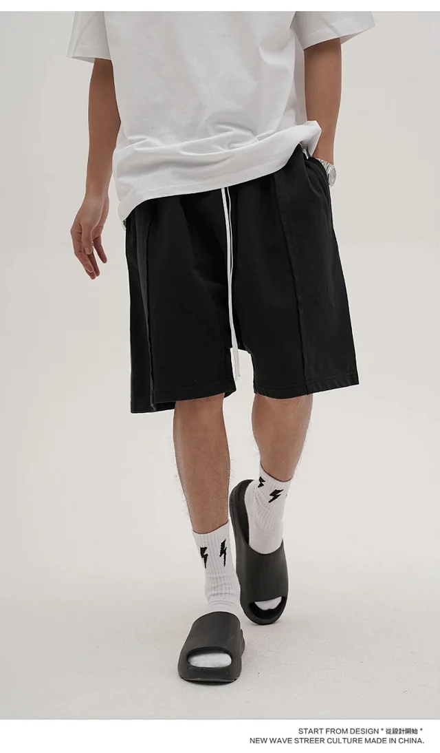 RFSD Men's | 2025 Summer Loose Drawstring Shorts Detail