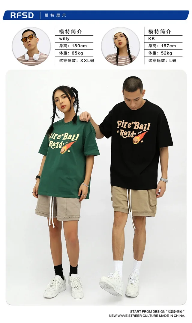 Men's 2025 Summer RFSD Slim Fit Cotton Tee Detail