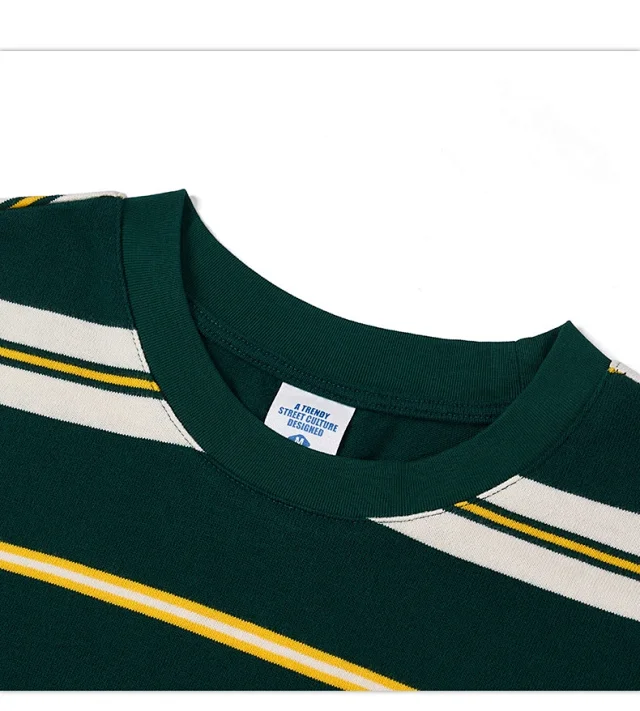RFSD Menswear | Cityboy Retro Contrast Striped T-shirt Detail
