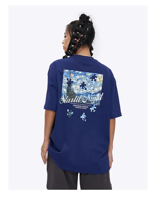 RFSD Vintage Puzzle Graphic Tee for Men Detail