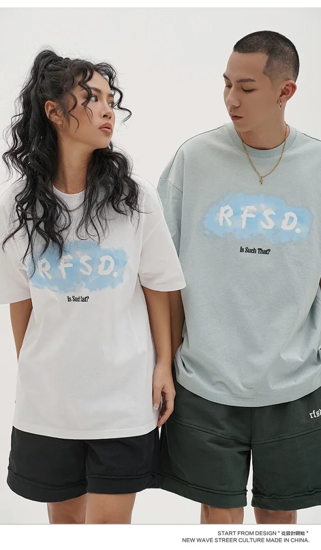 RFSD Men's 2025 Summer New Loose Street Tee (230g) Detail