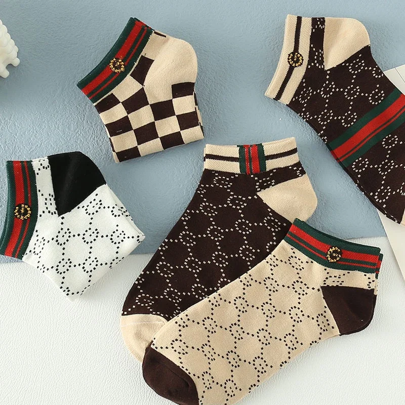 Men's Thin Anti-slip Boat Socks(5 Pairs)
