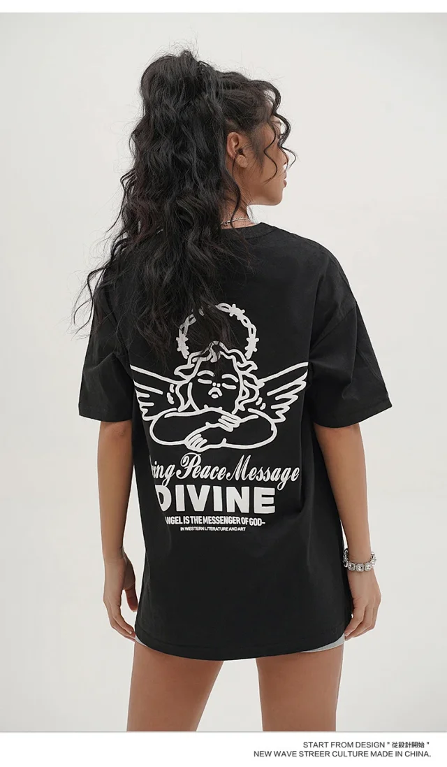RFSD Men's T-shirt | 2025 Summer Angel Print | 230g Cotton Detail