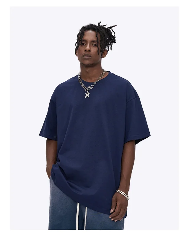 RFSD Men's 2025 Summer Trendy Loose 240G Balenciaga Cool T-shirt Detail