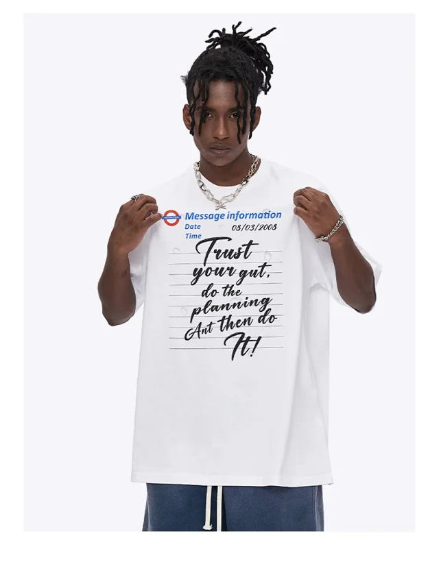 RFSD Men's | 2025 Summer New Streetwear American T - Shirt Detail