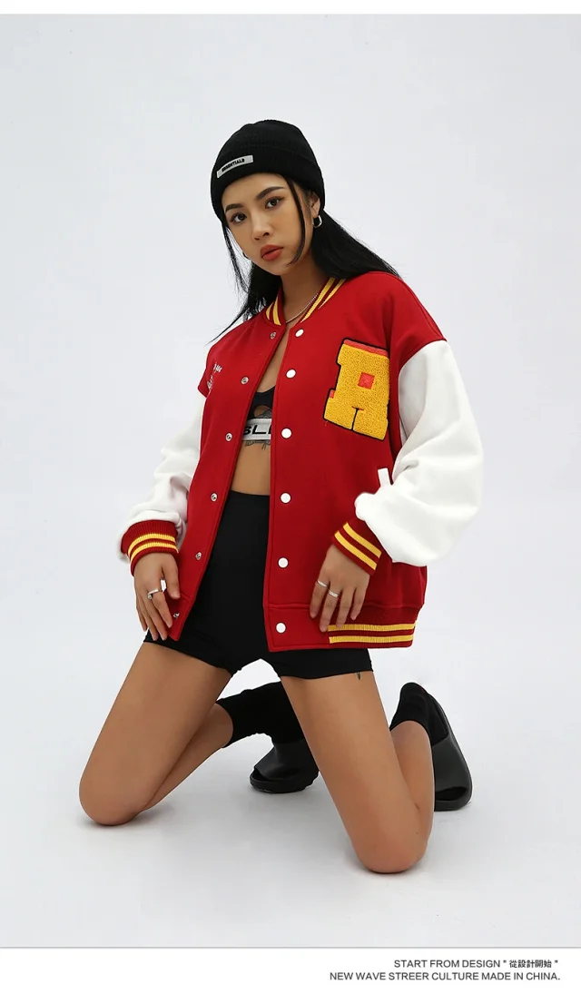 RFSD Men's 2025 FW Fleece Baseball Jacket Detail