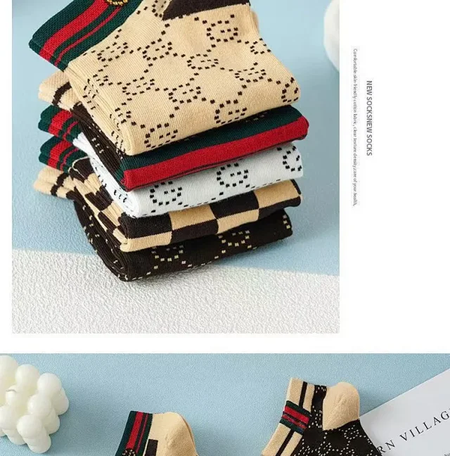 Men's Thin Anti-slip Boat Socks(5 Pairs) Detail