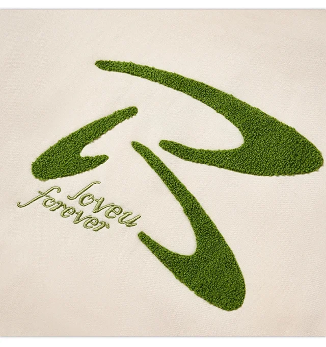 RFSD Men's 2025 A/W 380G Fleece R-Embroidery Hoodie Detail