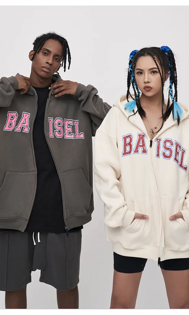 RFSD Men's Zip Hoodie 2025 Fall Detail