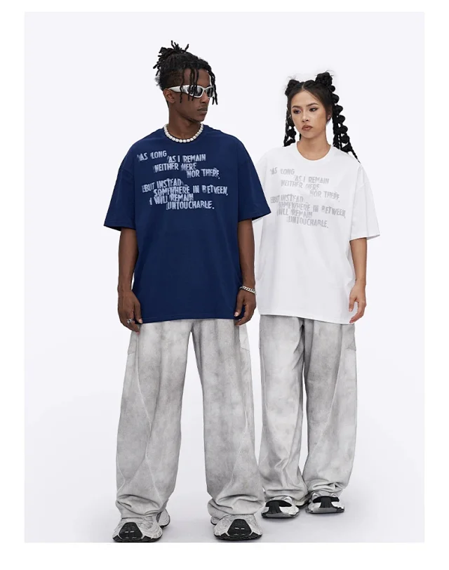 RFSD Men's | American Letter Print T-shirt Detail