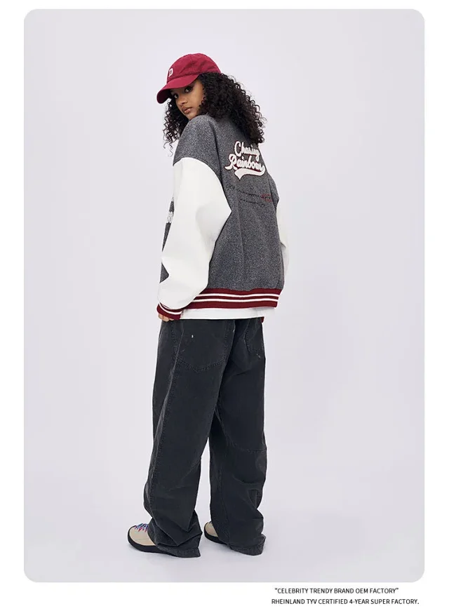 RFSD Men's | 2025 AW Retro Embroidered Bomber Jacket Detail
