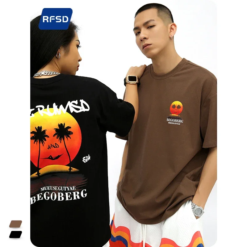RFSD Men's Summer 2025 Vintage Print Couple T-shirts
