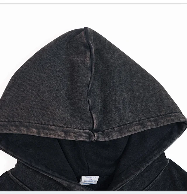 RFSD Men's 2025 Fall Wax - Dyed Hoodie Detail