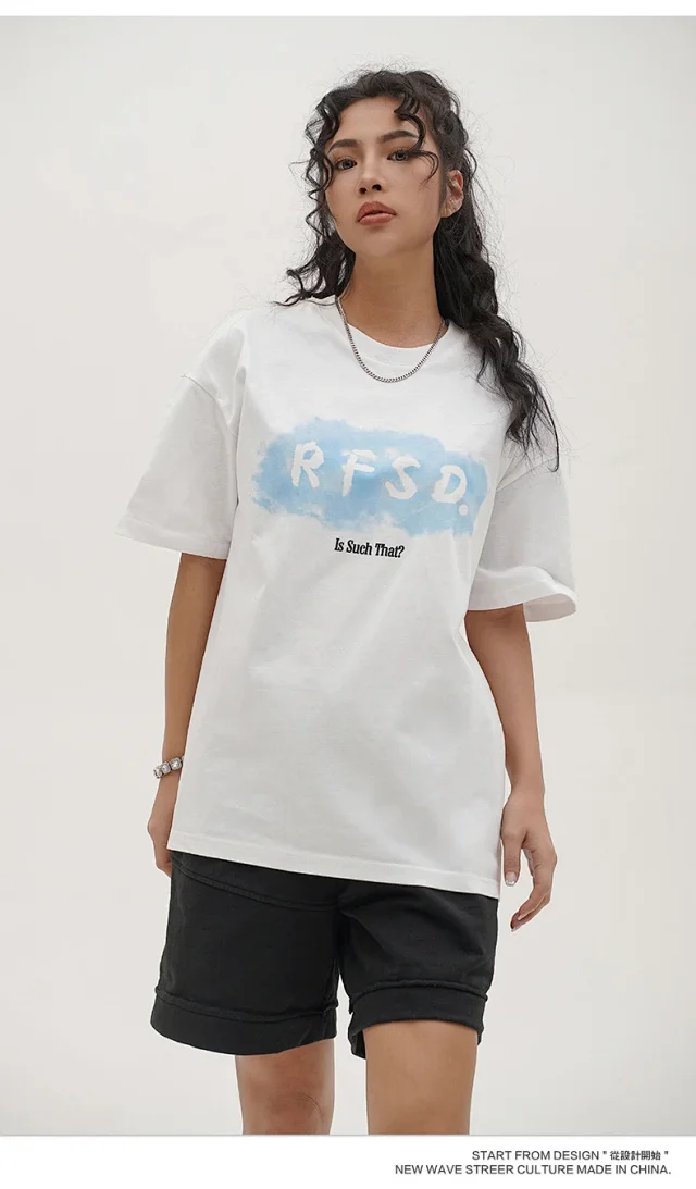 RFSD Men's 2025 Summer New Loose Street Tee (230g) Detail