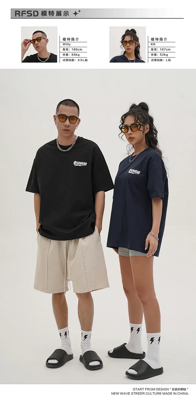 RFSD Men's Streetwear T-Shirt (2025 Spring/Summer) Detail