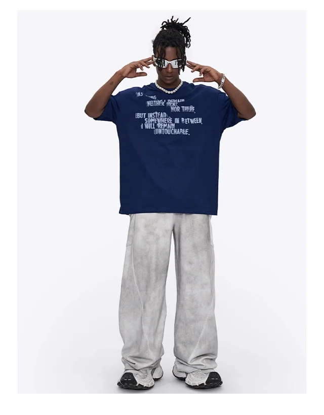 RFSD Men's | American Letter Print T-shirt Detail