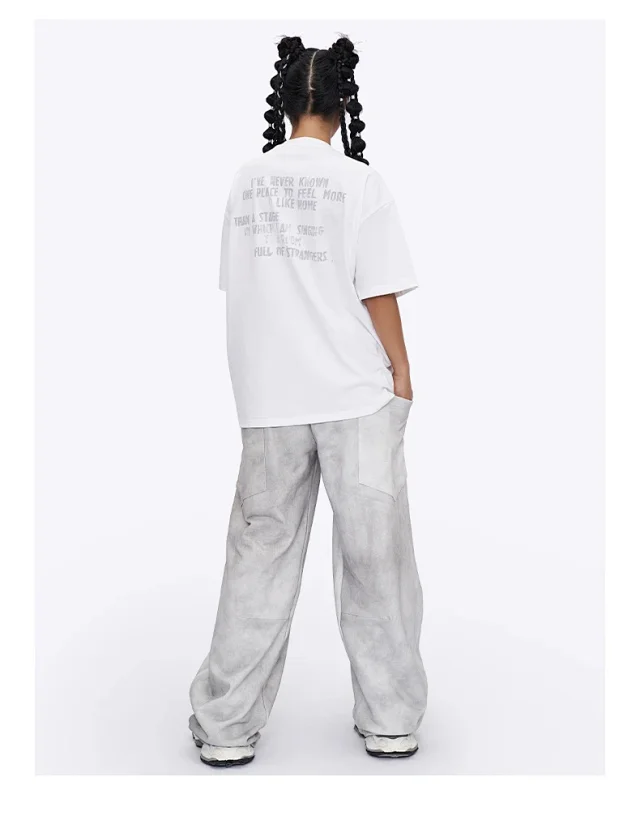 RFSD Men's | American Letter Print T-shirt Detail